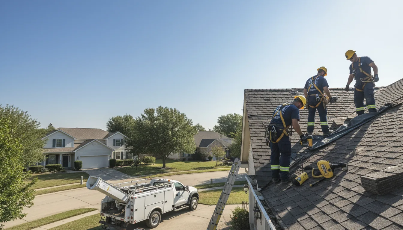 Hail Damage Roof Repair in Whelen Springs, AR